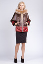 Женская кожаная куртка из натуральной кожи с капюшоном, отделка енот 0901851-2