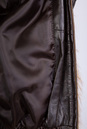 Женская кожаная куртка из натуральной кожи без воротника, отделка лиса 0901859-2