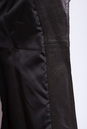 Женское кожаное пальто из натуральной кожи с воротником, отделка чернобурка 0901861-3