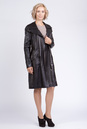 Женское кожаное пальто из натуральной кожи с воротником, отделка енот 0901875-2