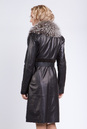 Женское кожаное пальто из натуральной кожи с воротником, отделка енот 0901875-4