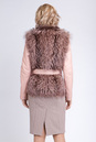 Женская кожаная куртка из натуральной кожи без воротника, отделка енот 0901876-4