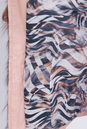 Женская кожаная куртка из натуральной кожи без воротника, отделка енот 0901876-2