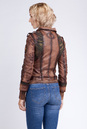 Женская кожаная куртка из натуральной кожи с воротником 0901880-3