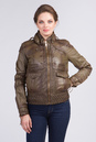 Женская кожаная куртка из натуральной кожи с воротником 0901914