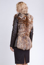Женская кожаная куртка из натуральной кожи с воротником, отделка лиса 0902104-2