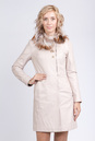 Женское кожаное пальто из натуральной кожи с воротником, отделка лиса 0902105