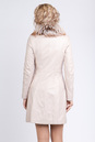 Женское кожаное пальто из натуральной кожи с воротником, отделка лиса 0902105-2