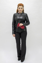 Женская кожаная куртка из натуральной кожи с воротником 0902140-2