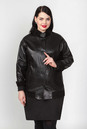 Женская кожаная куртка из натуральной кожи с воротником, отделка замша 0902148