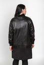 Женская кожаная куртка из натуральной кожи с воротником, отделка замша 0902148-4