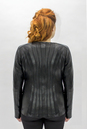 Женская кожаная куртка из натуральной кожи без воротника 0902149-4