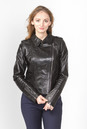 Женская кожаная куртка из натуральной кожи с воротником 0902170