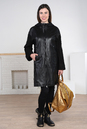 Женское кожаное пальто из натуральной кожи с капюшоном 0902186-2