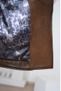 Женская кожаная куртка из натуральной кожи с воротником 0902216-3
