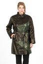 Женское кожаное пальто из натуральной кожи с воротником 0902225