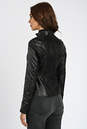 Женская кожаная куртка из натуральной кожи с воротником 0902285-4