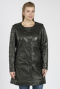Женское кожаное пальто из натуральной кожи без воротника 0902288