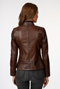 Женская кожаная куртка из натуральной кожи с воротником 0902367-3
