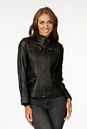 Женская кожаная куртка из натуральной кожи с воротником 0902368