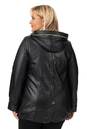 Женская кожаная куртка из натуральной кожи с капюшоном 0902510-3