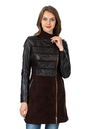 Женское кожаное пальто из натуральной кожи с воротником 0902665