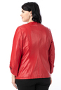 Женская кожаная куртка из натуральной кожи без воротника 0902741-3