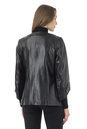 Женская кожаная куртка из натуральной кожи без воротника 0902742-3