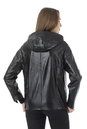 Женская кожаная куртка из натуральной кожи с капюшоном 0902744-3