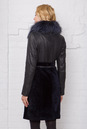 Женское кожаное пальто из натуральной кожи с воротником, отделка чернобурка 1400118-4