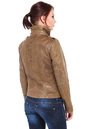 Женская кожаная куртка из натуральной кожи с воротником  0900086-3