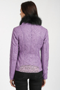 Женская кожаная куртка из эко-кожи с воротником, отделка песец 1900003-4