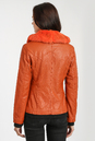 Женская кожаная куртка из эко-кожи с воротником, отделка кролик 1900004-4