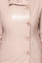 Женская кожаная куртка из натуральной кожи с воротником 0900074-4 вид сзади