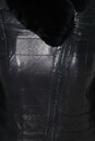 Женское кожаное пальто из натуральной кожи с воротником, отделка кролик 0900160-4