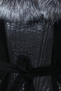 Женское кожаное пальто из натуральной кожи с капюшоном, отделка лиса 0900191-4