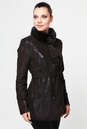 Женская кожаная курткая из натуральной кожи с воротником, отделка норка 0900193-3