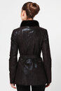 Женская кожаная курткая из натуральной кожи с воротником, отделка норка 0900193-2