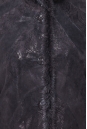 Женское кожаное пальто из натуральной замши (с накатом) с воротником, отделка норка 0900146-3