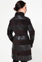 Женское кожаное пальто из натуральной кожи с воротником, отделка замша 0900156-4