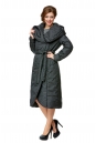 Женское пальто из текстиля с капюшоном 8001954-2