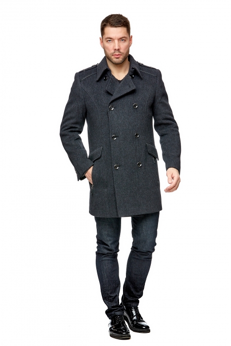 Мужское пальто из текстиля 8002077