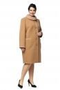 Женское пальто из текстиля с воротником 8002294