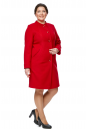 Женское пальто из текстиля без воротника 8002999-3