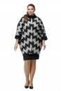 Женское пальто из текстиля с воротником 8003042-3