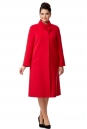 Женское пальто из текстиля с воротником 8008130
