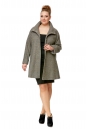 Женское пальто из текстиля с воротником 8008143-3