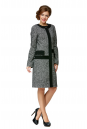 Женское пальто из текстиля без воротника 8008542-2