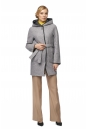 Женское пальто из текстиля с капюшоном 8009357