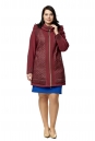 Женское пальто из текстиля с капюшоном 8011898